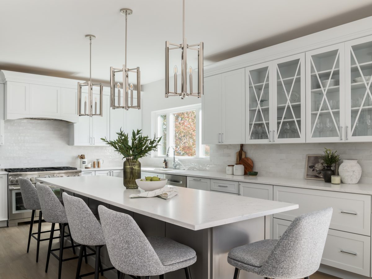 A bright, award-winning kitchen designed by Yellow Stone Interior Design