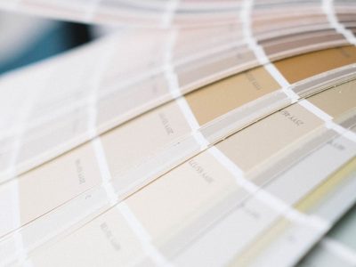 A calm, considered wall color setting the mood of a room